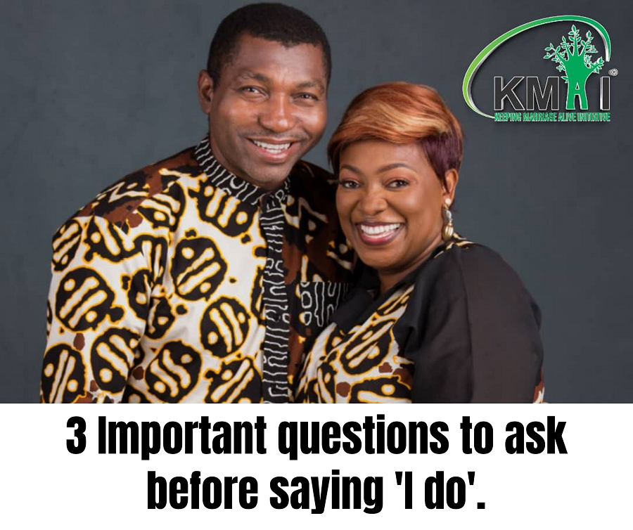 3 important questions to ask before saying 'I do'